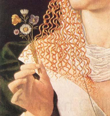 BARTOLOMEO VENETO Alleged portrait of Lucrezia Borgia Norge oil painting art